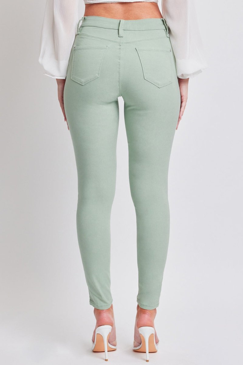 YMI Jeanswear Hyperstretch Mid-Rise Skinny Jeans for Women - Love Salve